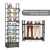 OYREL Tall Shoe Rack Narrow 10 Tier Shoes Rack 20 25 Pairs + 2 Boxes 1 Hook