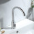 Automatic Faucet Chrome Touchless Kitchen Faucet Touch-Free Electric Automatic Infrared Sensor Touchless Faucet Bathroom Public Vessel Sink Faucet Motion Sensor Actived Dual Powered AC/DC