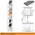 SMILHELTD Vertical Shoe Rack 8 Tiers Narrow Clear Sneaker Storage Organizer