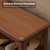 AQIMUELE Wood Shoe Rack Bench, 2 Tier Shoe Rack for Front Door Entrance