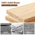 AQIMUELE Wood Shoe Rack Bench, 2 Tier Shoe Rack for Front Door Entrance