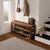 AQIMUELE Wood Shoe Rack Bench, 2 Tier Shoe Rack for Front Door Entrance