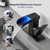 Kroias LED Waterfall Black Bathroom Faucet Bathroom Sink Faucet for Vanity