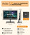 Feihe 19 Inch Small Smart TV with HD LED Flat Screen, Built-in ATSC Tuner/HDMI/USB/AV, Wi-Fi, Bluetooth, Kitchen Smart TV for RV, Camping, Bedroom, Dorm