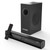 Home Theater Sound Bar Subwoofer, Sound Bar Bluetooth Surround Speakers, TV Speakers Sound Bars Bluetooth Hdmi(ARC) Optical Coaxial AUX USB 2.1ch Home Audio Sound System TV PC Wall MountS, Black