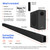 Westinghouse 2.1 Soundbar with Subwoofer|DTS:X|240W|HDMI eArc|Roku Smart TV