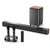 Hoouwrd Karaoke Soundbar with Subwoofer 2 Wireless Vocal Cancellation Mics