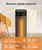 BREEZOME Space Heater for Indoor Use, 1500W PTC Ceramic Electric Heaters