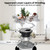 Home-use ultra-quiet kitchen food waste disposer 1/2 HP high power, fine grinding, 3500 rpm, stainless steel anti-corrosion, air switch control, matte black, compact under-counter installation