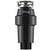DC 1 HP Garbage Disposal Quiet 60dB with Power Cord, Continuous Feed