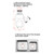 Yoidesu Garbage Disposal, 3800 RPM Stainless Steel Food Waste Disposer for Kitchen, Booster System & Overload Protect, Narrow Base for Cooked Meat Beans Seeds (US Plug 110V)