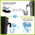 DC 3/4 HP Garbage Disposal Quiet 60dB with Power Cord, Continuous Feed