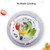 Garbage Disposal, 50Hz 60Hz 3800r / min Stainless Steel Feed Food Waste Disposer for Kitchen Sink, Continuous Feed Food Waste Garbage Disposal with Vortex Booster System (US)