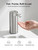 SUNLY Touchless Automatic Soap Dispenser – Clog-Free Pump, 0.2s Fast Sensor, USB-C Rechargeable, Smudge-Resistant Stainless Steel, for Kitchen & Bathroom Soap Dispenser