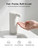 SUNLY Touchless Automatic Soap Dispenser – Clog-Free Pump, 0.2s Fast Sensor, USB-C Rechargeable, Smudge-Resistant Stainless Steel, for Kitchen & Bathroom Soap Dispenser (White)