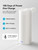 SUNLY Touchless Automatic Soap Dispenser – Clog-Free Pump, 0.2s Fast Sensor, USB-C Rechargeable, Smudge-Resistant Stainless Steel, for Kitchen & Bathroom Soap Dispenser (White)