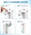 RYTOXILO Automatic Soap Dispenser Touchless, 2 Pack White Auto Liquid Soap Dispensers 9 Level Adjustable, 15 Fl Oz Plastic Electric Hands Free Dish Soap Dispensers Wall Mount for Bathroom Kitchen