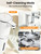 2 Pack DONASIRA Automatic Soap Dispenser Touchless, Rechargeable White