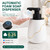 BosilunLife Rechargeable Auto Touchless Foam Soap Dispenser 17oz Ceramic