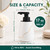 BosilunLife Rechargeable Auto Touchless Foam Soap Dispenser 17oz Ceramic