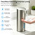 2 Pack Automatic Foaming Soap Dispenser,Stainless Steel,4-Level Adjustable