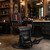 Baasha Barber Chair, Black and Red Reclining Salon Chair with Removable Headrest, 360° Swivel Hydraulic Lift, Wide Stable Base, Heavy-Duty for Barbershops, 550 lbs Capacity
