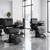 Reclining Barber Chair for Barbershop, Professional Barber Salon Chair