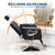 SunnyFurn Salon Barber Chair Reclining Salon Chair for Hair Stylist