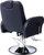Hydraulic Barber Chair with Reclining Back, Extra Wide Seat, Black