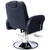 Gecheer Heavy Duty Hydraulic Barber Chair for Barbershop, Extra Wide Reclining Salon Chair with Chrome Base, Adjustable Height & 135° Tilt, Equipment with Cape