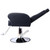Gecheer Heavy Duty Hydraulic Barber Chair for Barbershop & Salon, Extra Wide Reclining Beauty Chair with 360 Swivel Chrome Base, Adjustable Height PU Leather Styling Station, Black