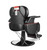 Funnylife Black & Red Vintage Salon Styling Barber Chair Heavy Duty Reclining Barber Chair Salon Chair Tattoo Chair Salon Equipment