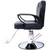 Gecheer Heavy Duty Hydraulic Barber Chair for Barbershop, Extra Wide Reclining Salon Chair with 135° Backrest, Adjustable Height Swivel Spa Furniture with Chrome Base & Hair Cutting Cape