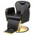 OmySalon Professional Reclining Barber Chair, 360° Swivel Hydraulic Salon Chair, Heavy Duty 330LBS Capacity, All Purpose for Barbershop & Beauty Spa, Black