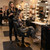 MIMWOW Salon Barber Chair, Reclining Salon Chairs for Hair Stylist, Hair Stylist Chair Heavy Duty Hydraulic Pump, 360 Swivel Styling Braiding Hairdresser Chair for Home Barbershop, Golden Black
