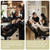 MIMWOW Salon Barber Chair, Reclining Salon Chairs for Hair Stylist, Hair Stylist Chair Heavy Duty Hydraulic Pump, 360 Swivel Styling Braiding Hairdresser Chair for Home Barbershop, Golden Black