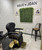 Baasha Black Gold Reclining Barber Chair, Adjustable Backrest with Soft PU Leather Seat, Chrome Base, Removable Headrest, 360° Swivel, 440 lbs Capacity