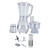 400 W Countertop Blender with Stainless Steel Blades