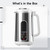 Nut Milk Maker, Electric 1 to 1.5 L Soy Milk Machine for 4 to 5 People, Stainless Steel Blender with 8 Function Modes, Digital Display, 24H Reservation, Juices, Smoothies and Hot Drinks