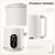 Nut Milk Maker Machine, 650 ml 22 fl oz Stainless Steel Automatic Soy Milk Maker, 500 W Heating Power, Quiet Multi Function Blender, No Soaking, 12 Hour Preset, Auto Cleaning