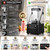 Commercial Blender 1.8L, Quiet Smoothie Maker with Soundproof Cover, Cafe