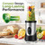 KOIOS 2 Pack Personal Smoothie Blenders with To-go Cups, BL319B & BL337B Silver
