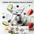 Arcblin Glass Blender with 51 oz, 1100W, 2 Speeds + Pulse, Black