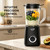 Arcblin Glass Blender with 51 oz, 1100W, 2 Speeds + Pulse, Black