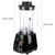 OEBUAFI household blender 2300w, 2l food processing machine with 6-blade