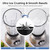 REXYHOME 700W Blender with 50oz Glass Jar, Countertop Blenders for Kitchen