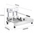 Manual Bone Guillotine, Commercial Stainless Steel Bones Cutting Machine, Labor-Saving Leverage Principle Spine, Chop Bone Cutter for Feet Tubular Bones Spareribs