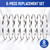 Meat Bandsaw Blade 53x1x0.04 inch, 8 Pack 68Mn Carbon Steel Bone Saw Blades