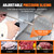 EKway Commercial Electric Meat Saw,1500W 110V Bone Saw for Butchering,Meat Bandsaw in 0.39-7 Inch Cutting Thickness,19.6x14.7 inch Worktable,Sawing for Chicken Fish,Chops Bone,Trotter Beef