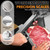 YOEXTO Electric Meat Bone Saw 1100W, 0.04"-8.0" Adjustable Slice Thickness, Stainless Steel Frozen Meat Cutting Machine, 700 LBS/H High Speed Used for Cutting of Ribs and Pig Trotters